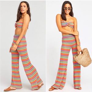SMYM *SET* SUSIE PANTS and BANDEAU TOP - PARADISE ISLAND KNIT